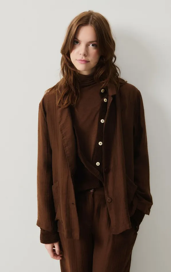Blazer Detown Brownie Women American Vintage Jackets and Blazers