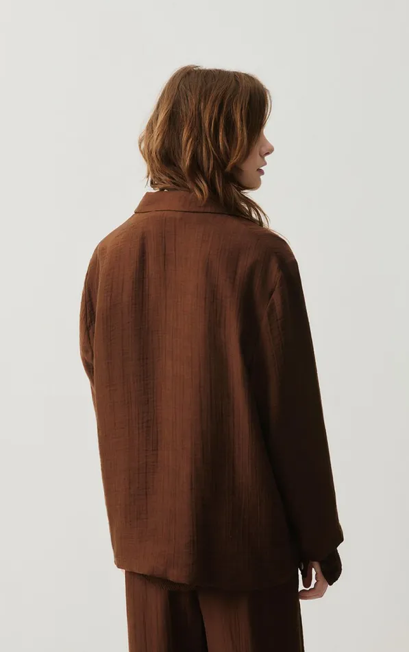 Blazer Detown Brownie Women American Vintage Jackets and Blazers Blazer Detown Brownie Women American Vintage Jackets and Blazers