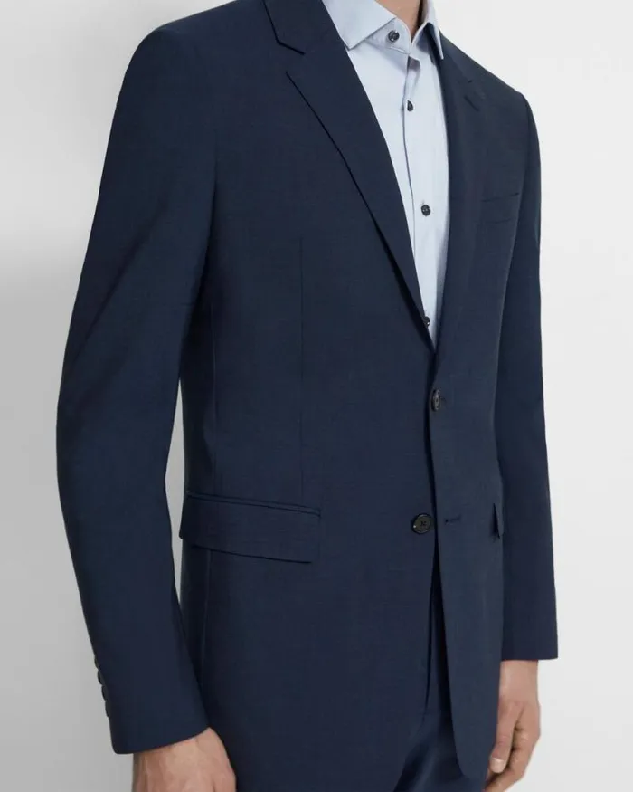 Blazers Jackets Men Theory Structured Blazer In Stretch Wool Altitude Blazers Jackets Men Theory Structured Blazer In Stretch Wool Altitude