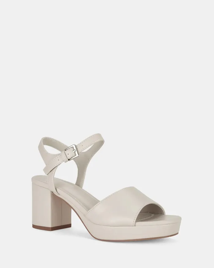 Block Heels LETO CREAM Low Heels 8211 NOVO Shoes Women