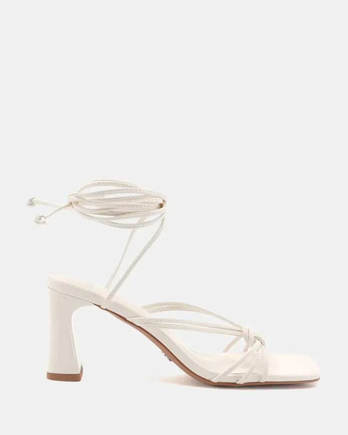 Block Heels URIJAH WHITE Block Heels NOVO Shoes Women