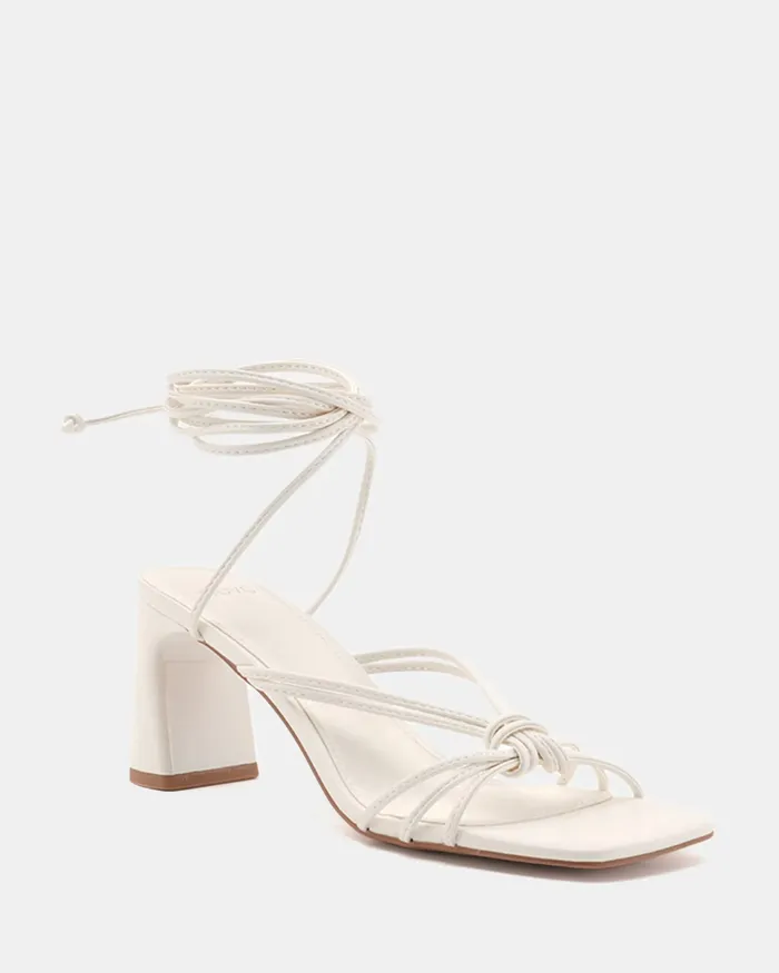 Block Heels URIJAH WHITE Block Heels NOVO Shoes Women