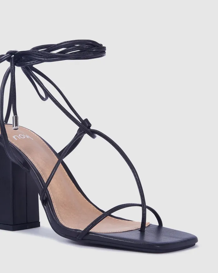Block Heels Women MISSIE BLACK Block Heels NOVO Shoes