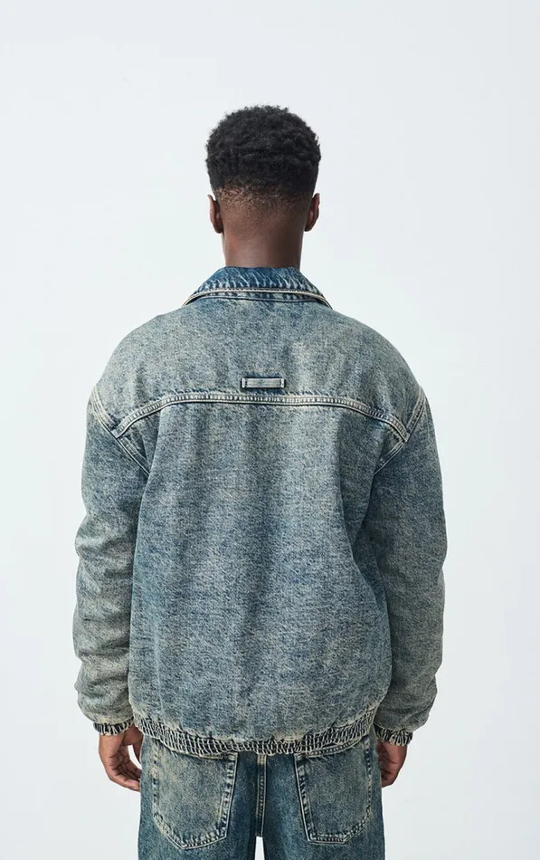 Bombers Jacket Joybird Dirty Vintage Men American Vintage Coats and Puffer Coats Bombers Jacket Joybird Dirty Vintage Men American Vintage Coats and Puffer Coats