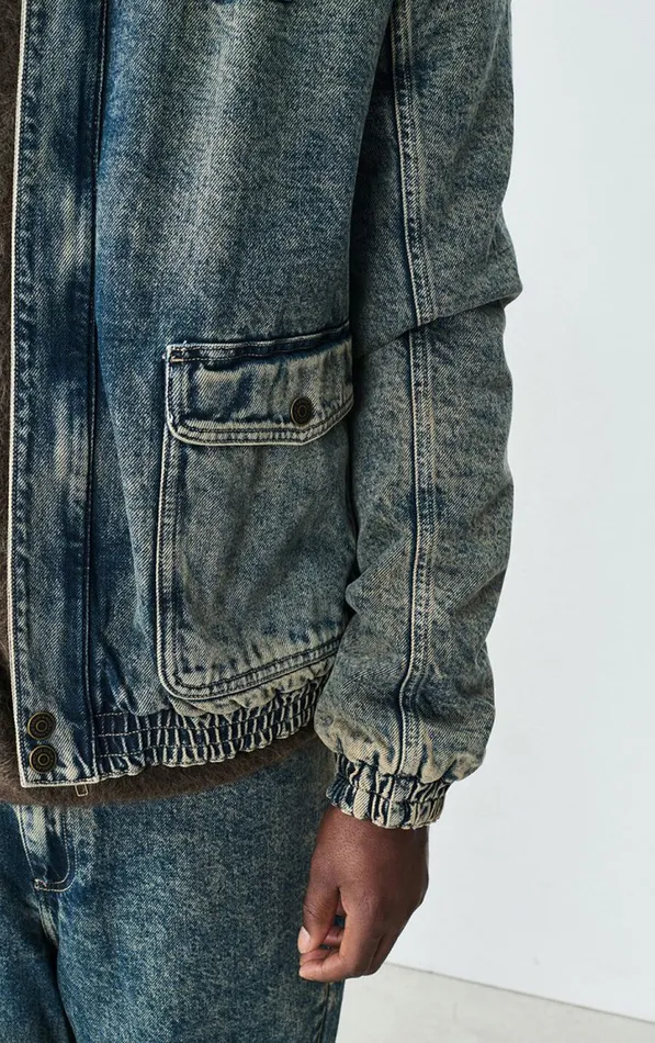 Bombers Jacket Joybird Dirty Vintage Men American Vintage Coats and Puffer Coats Bombers Jacket Joybird Dirty Vintage Men American Vintage Coats and Puffer Coats