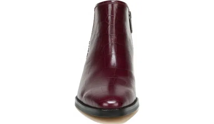 Booties Women Franco Sarto Sarto Asti Ankle Boot Mulberry Leather