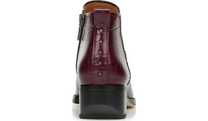 Booties Women Franco Sarto Sarto Asti Ankle Boot Mulberry Leather