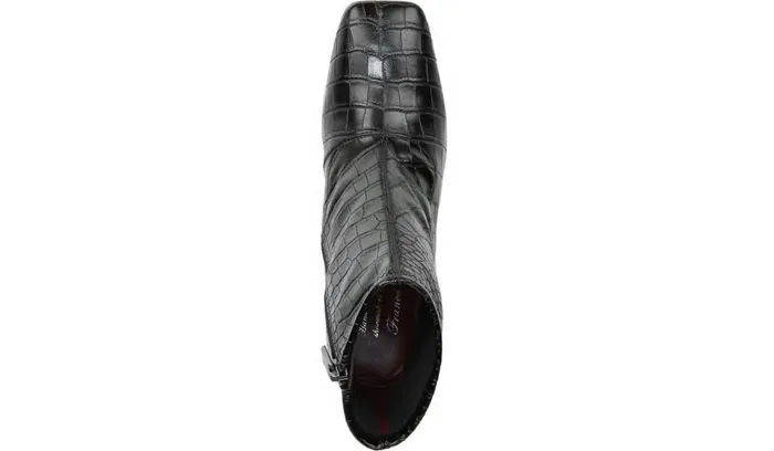 Boots Women Franco Sarto Franco Harmond Block Heel Bootie Black Crocco