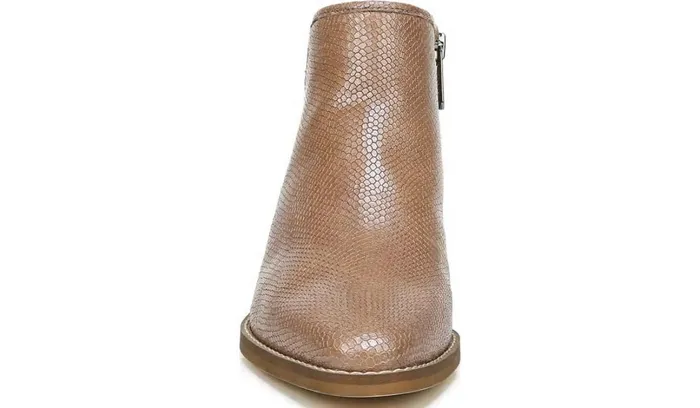 Boots Women Franco Sarto Sarto Asti Ankle Boot Taupe Snake Print Leather