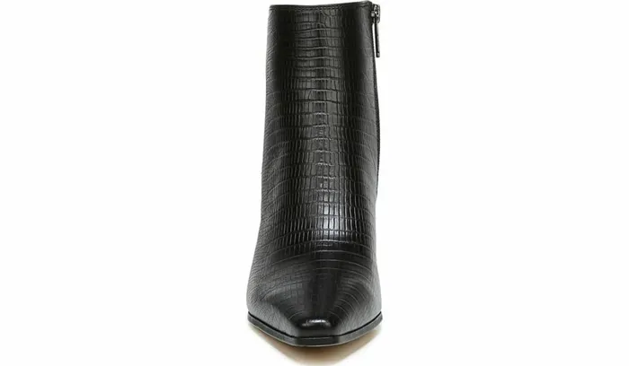 Boots Women Franco Sarto Sarto Brynn Block Heel Bootie Black Leather
