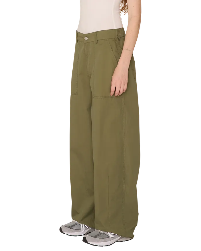 BOTTOMS VOLUME UTILITY PANT Olivine OBEY Clothing Women