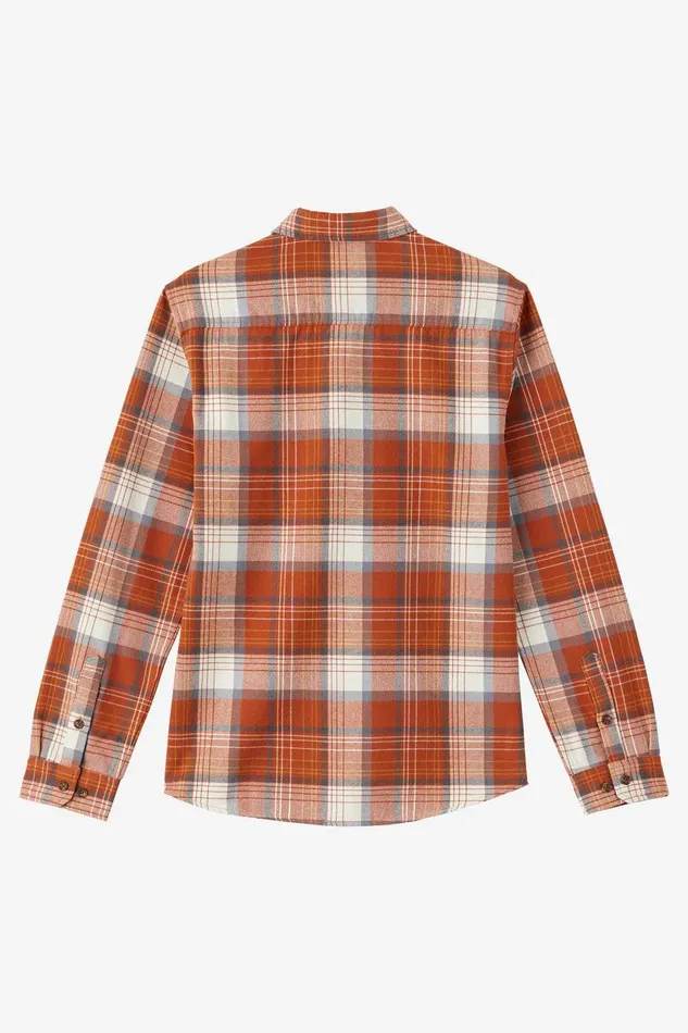 BOY039S WINSLOW FLANNEL LONG SLEEVE SHIRT Ginger Bread Kids O039NEILL Boy039S Clothing