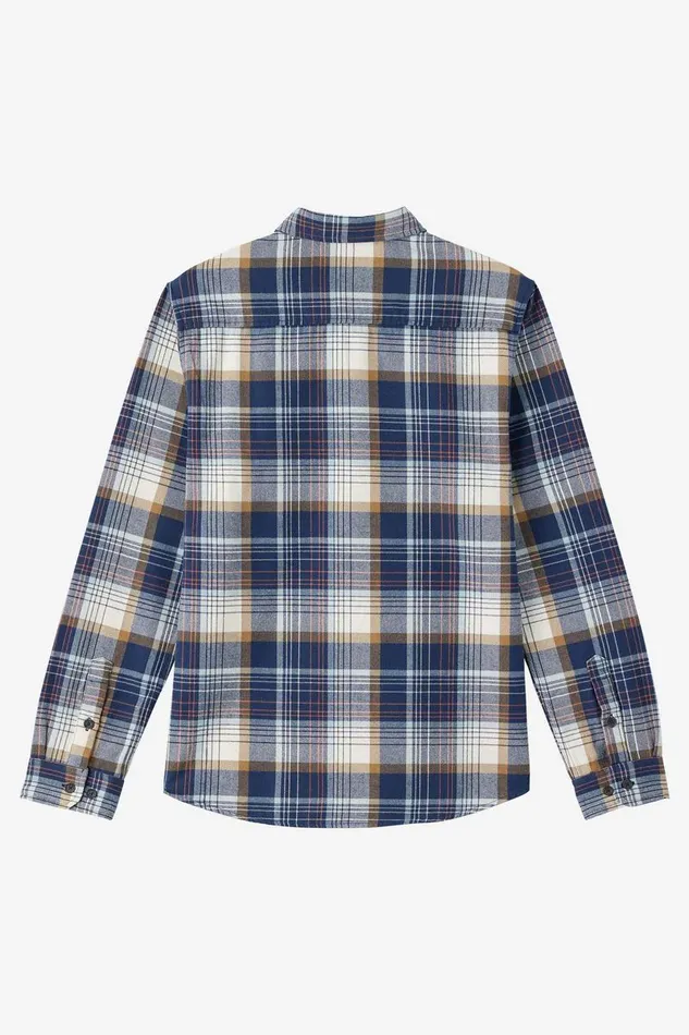 BOY039S WINSLOW FLANNEL LONG SLEEVE SHIRT Navy Kids O039NEILL Boy039S Clothing