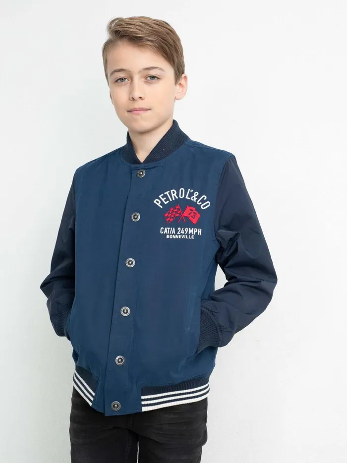Boys Jackets Petrol Industries Bomber Jacket Petrol Blue