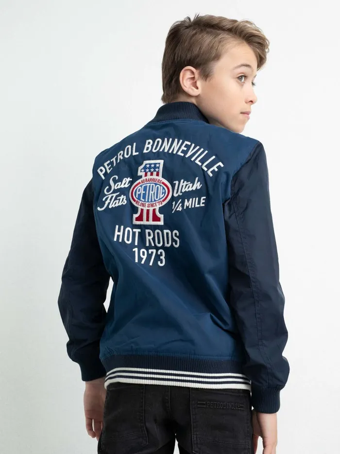 Boys Jackets Petrol Industries Bomber Jacket Petrol Blue
