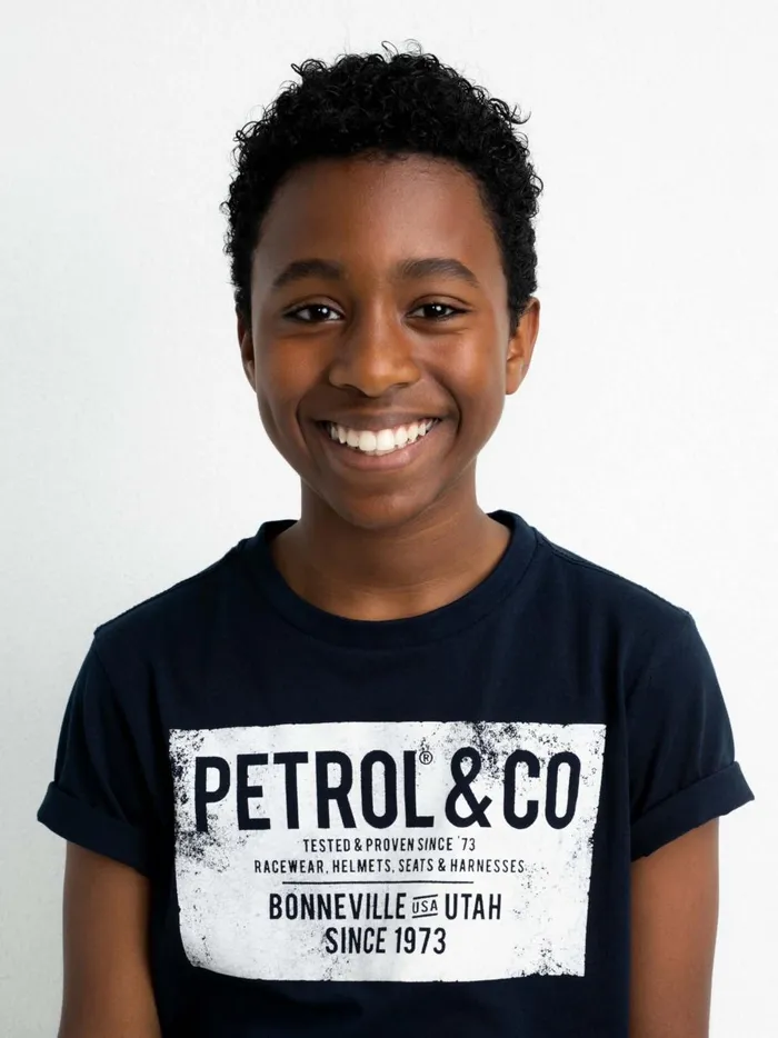 Boys TShirts Petrol Industries Artwork TShirt Midnight Navy