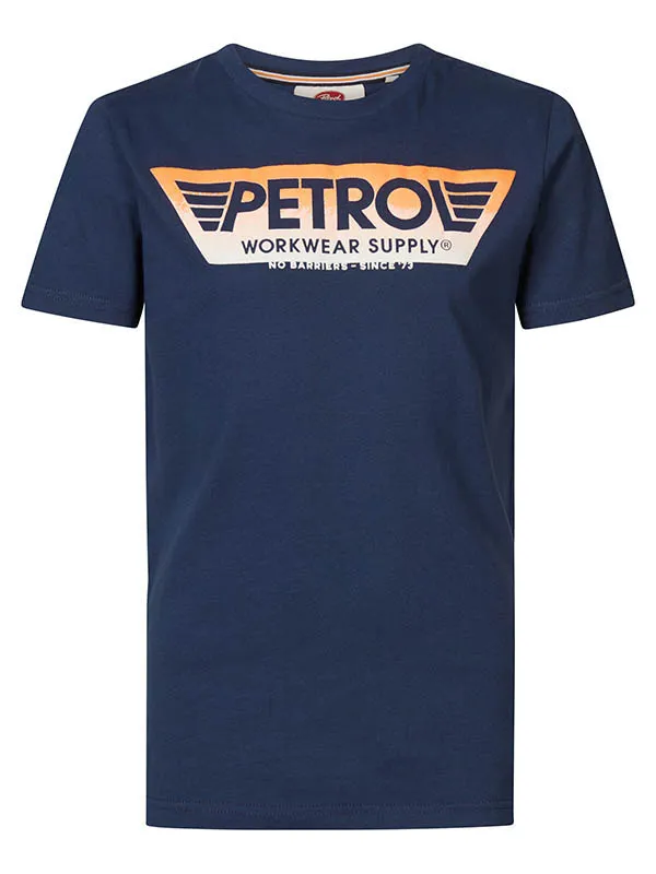 Boys TShirts Petrol Industries Artwork TShirt Petrol Blue