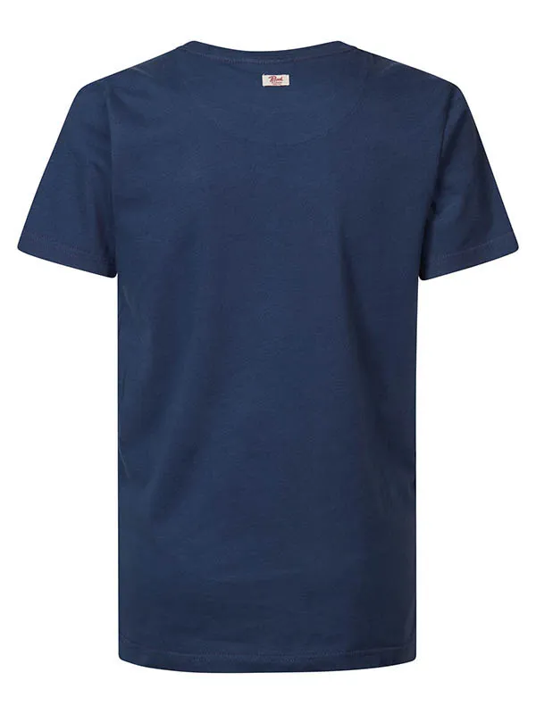 Boys TShirts Petrol Industries Artwork TShirt Petrol Blue