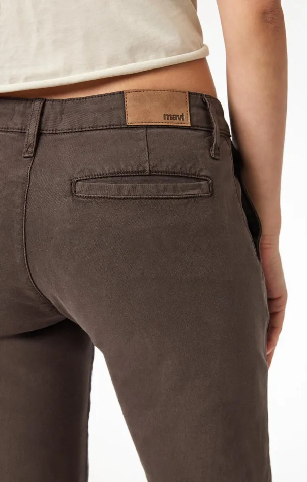 Brooke Slim Chino In Oak Luxe Twill Women Mavi Jeans Pants