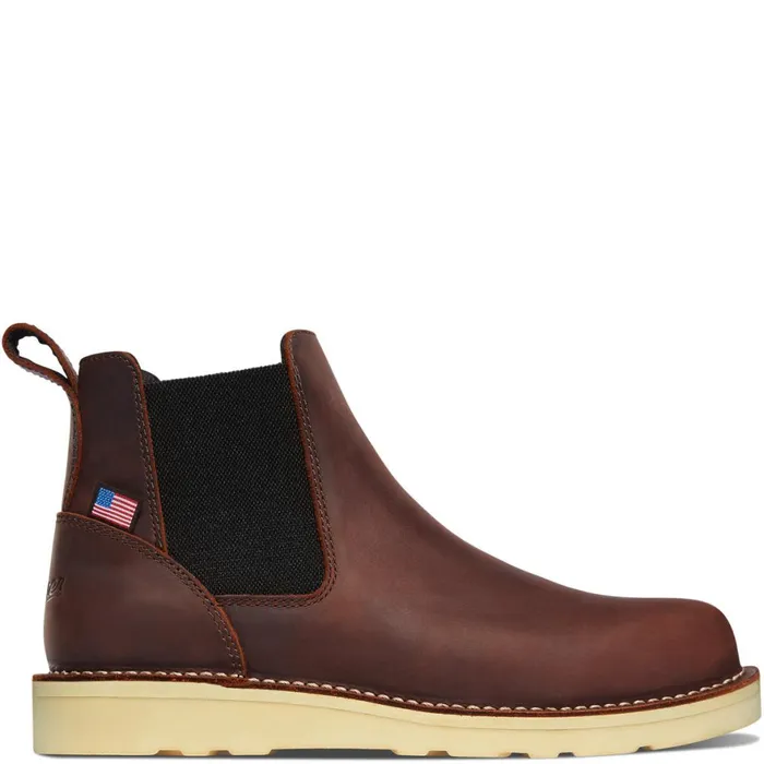 Bull Run Chelsea 6quot Brown Men Danner SlipOns and Wellingtons