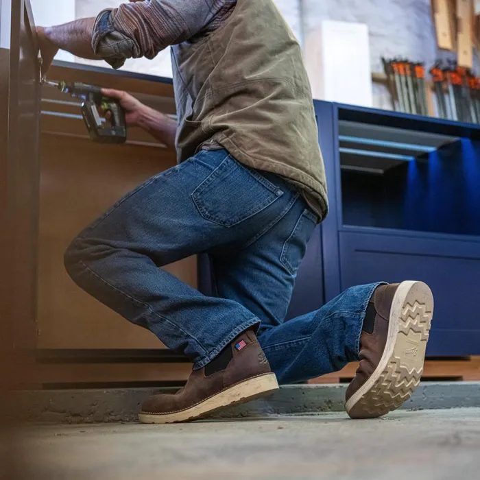 Bull Run Chelsea 6quot Brown Men Danner SlipOns and Wellingtons