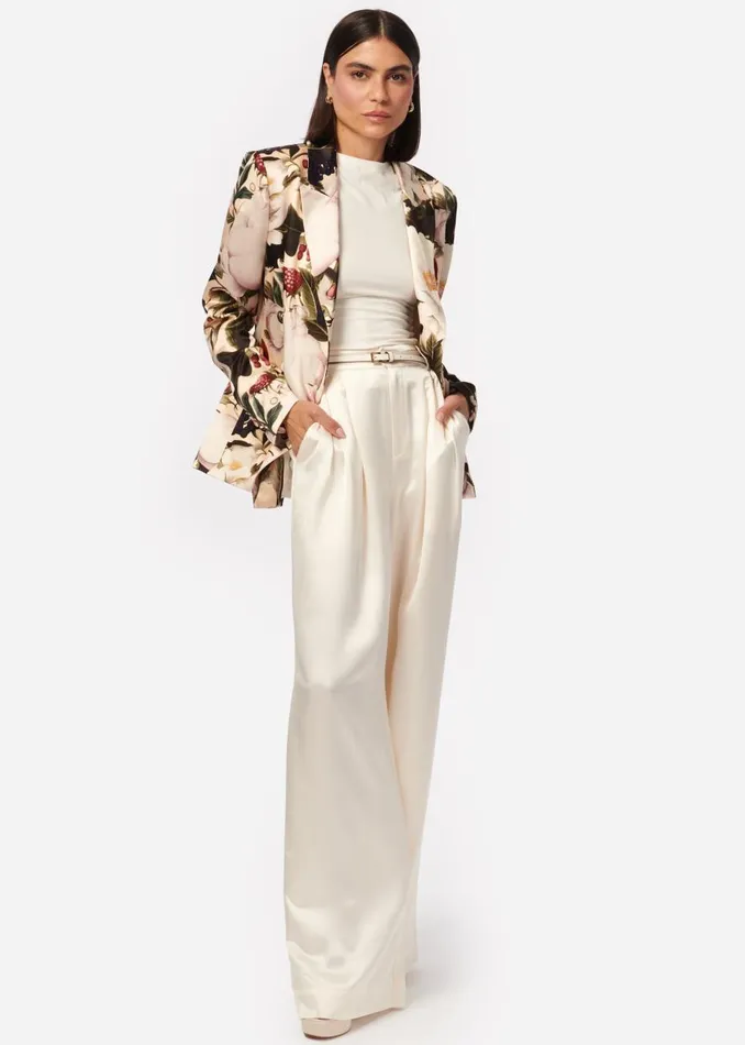 CAMI NYC Jackets and Blazers Women Zana Double Breasted Blazer English Garden