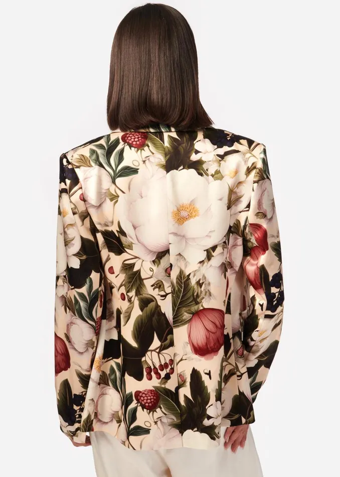 CAMI NYC Jackets and Blazers Women Zana Double Breasted Blazer English Garden