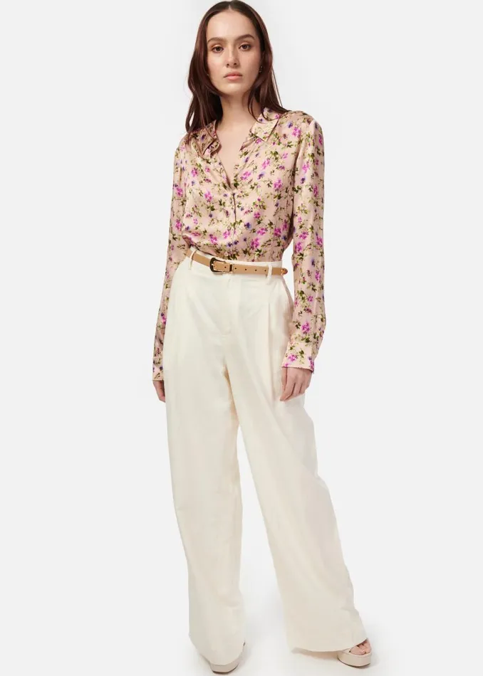 CAMI NYC Tops and Sweaters Women Crosby Blouse Spring Geranium