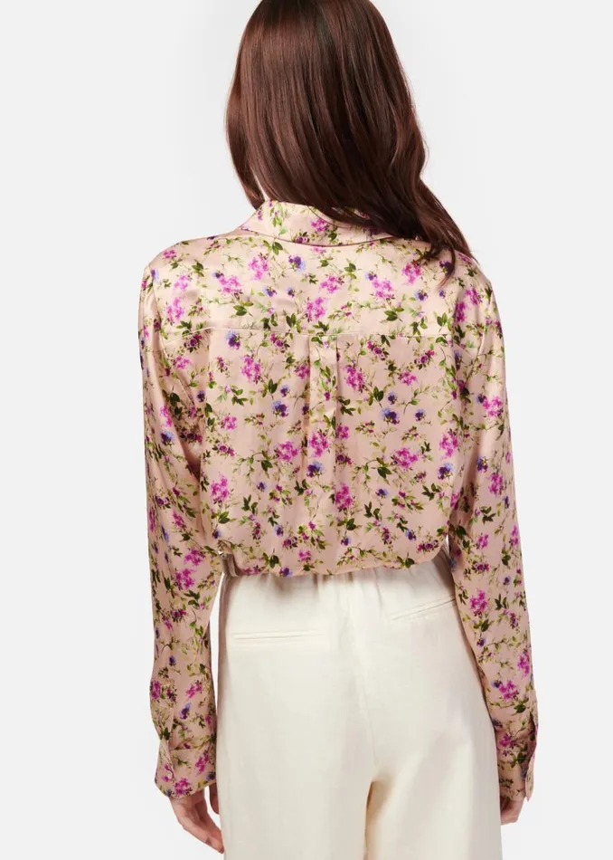CAMI NYC Tops and Sweaters Women Crosby Blouse Spring Geranium