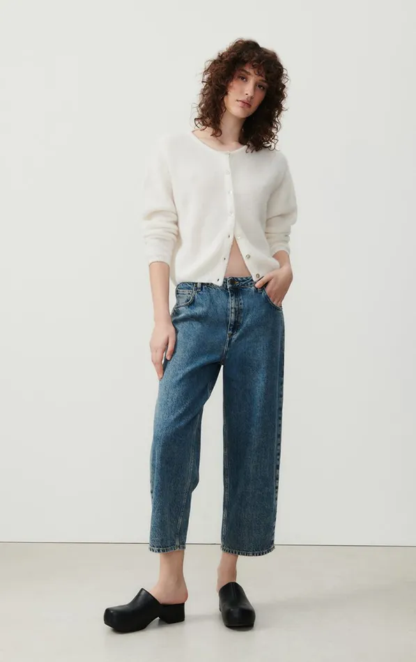 Cardigan Vitow White Women American Vintage Jumpers and Cardigans Cardigan Vitow White Women American Vintage Jumpers and Cardigans