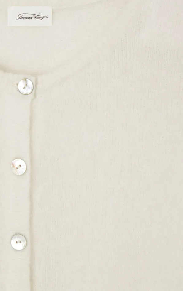 Cardigan Vitow White Women American Vintage Jumpers and Cardigans Cardigan Vitow White Women American Vintage Jumpers and Cardigans