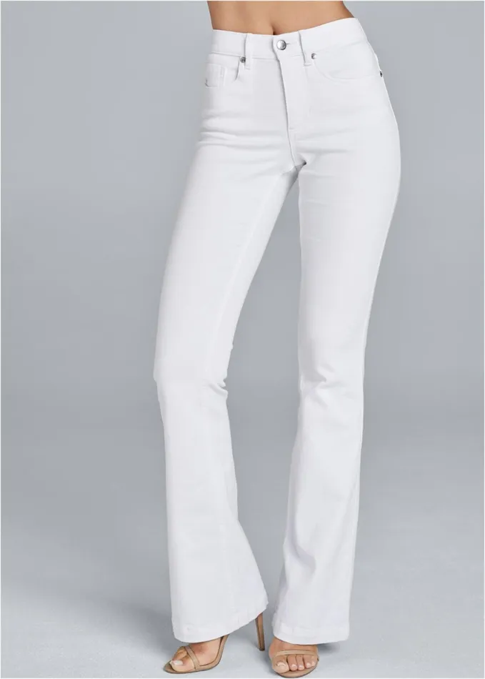CASUAL BOOTCUT JEANS White Women VENUS Bootcut and Flare