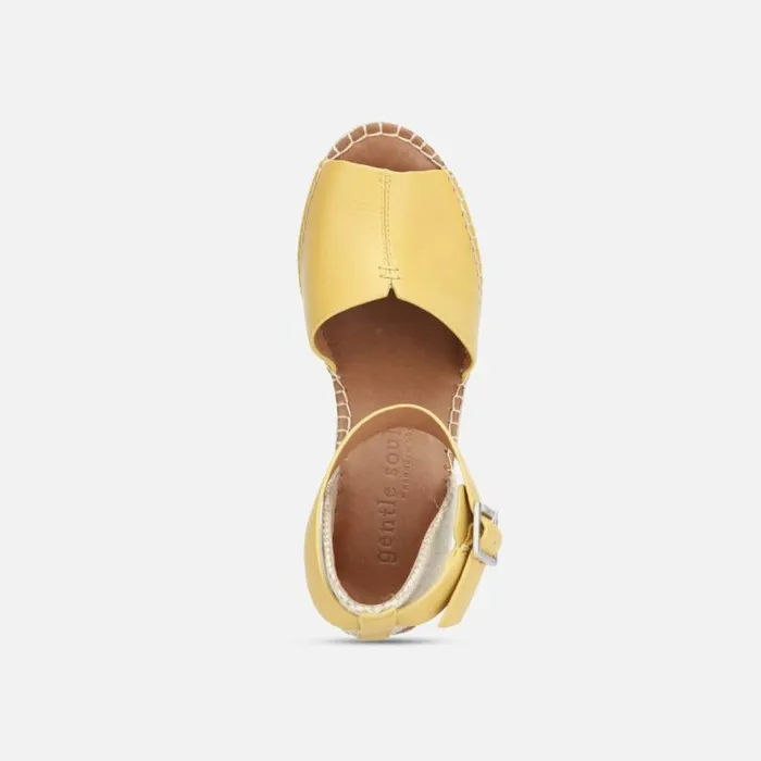 Charli Wedge Sandal Pale Yellow Women Kenneth Cole Gentle Souls Charli Wedge Sandal Pale Yellow Women Kenneth Cole Gentle Souls