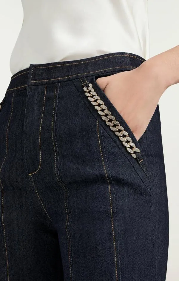Cinq Sept Chaya Pant Indigo Women Pants
