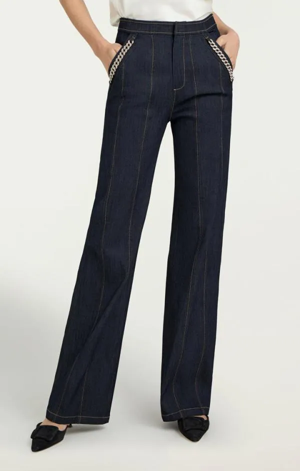Cinq Sept Chaya Pant Indigo Women Pants
