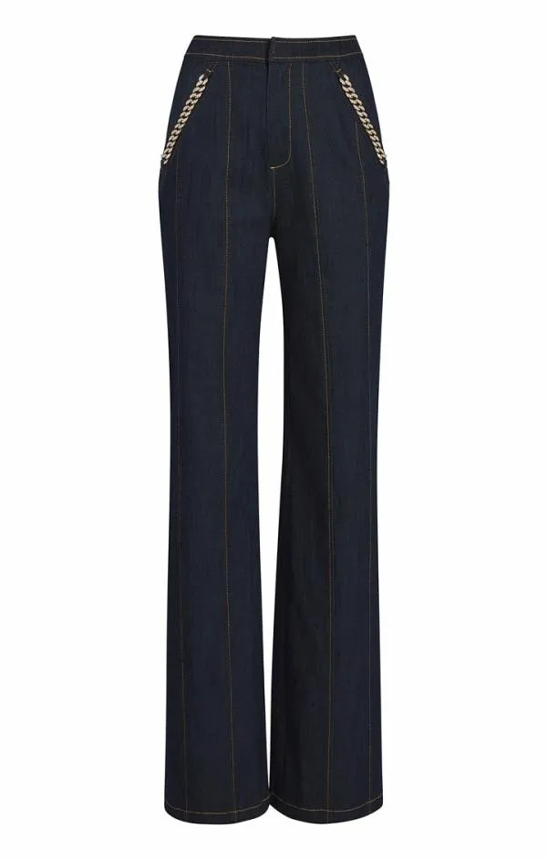 Cinq Sept Chaya Pant Indigo Women Pants