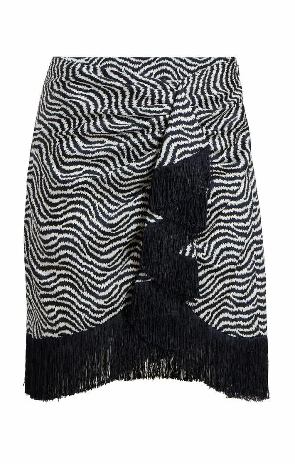 Cinq Sept Lesly Skirt Ivorynavy Women Skirts
