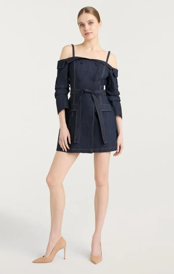 Cinq Sept Malinda Dress Indigo Women Mini