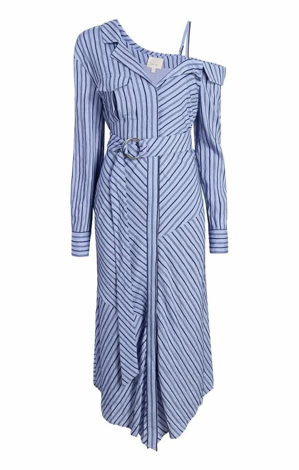 Cinq Sept Marcella Dress Navyraincloud Women Midi