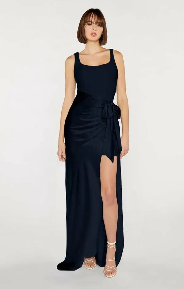 Cinq Sept Marian Gown Navy Women Cocktail and Evening