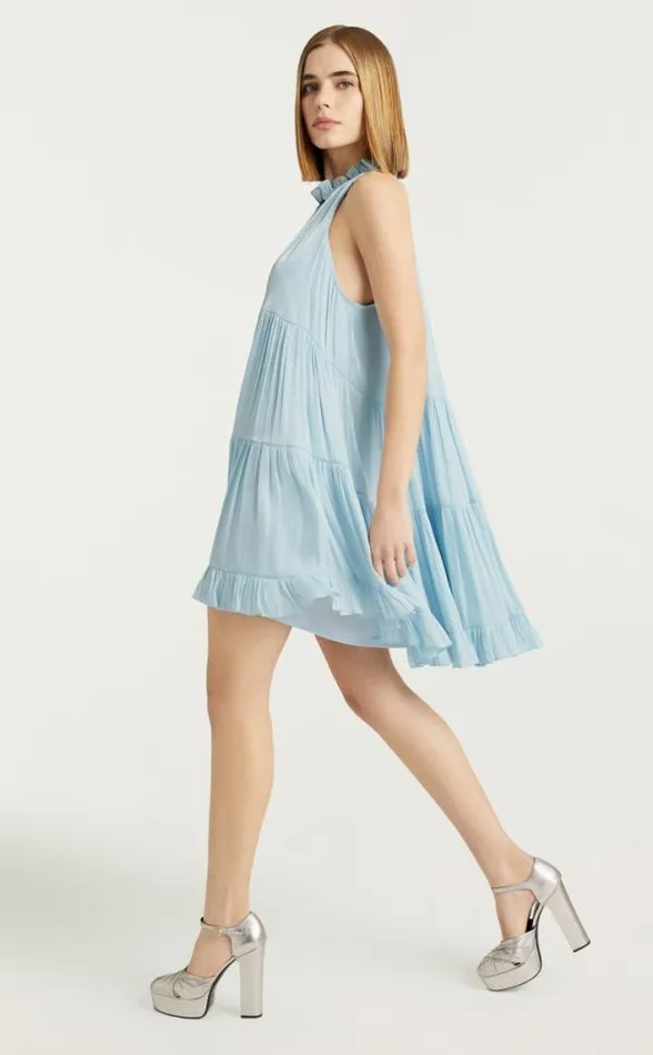 Cinq Sept Sleeveless Phyllis Dress Dream Blue Women Mini