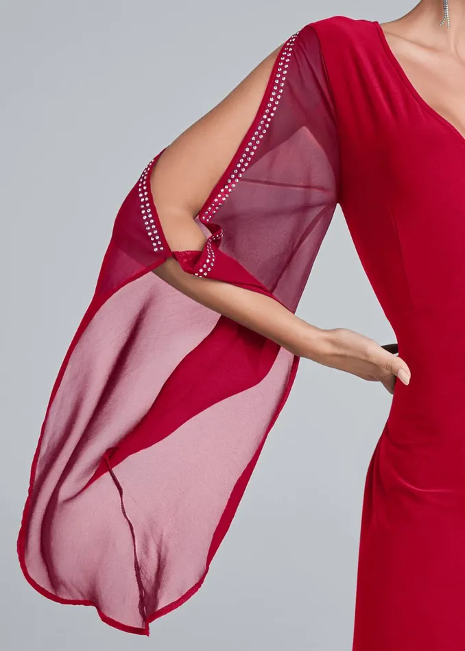 Coldshoulder Dress Red Women VENUS Short Dresses