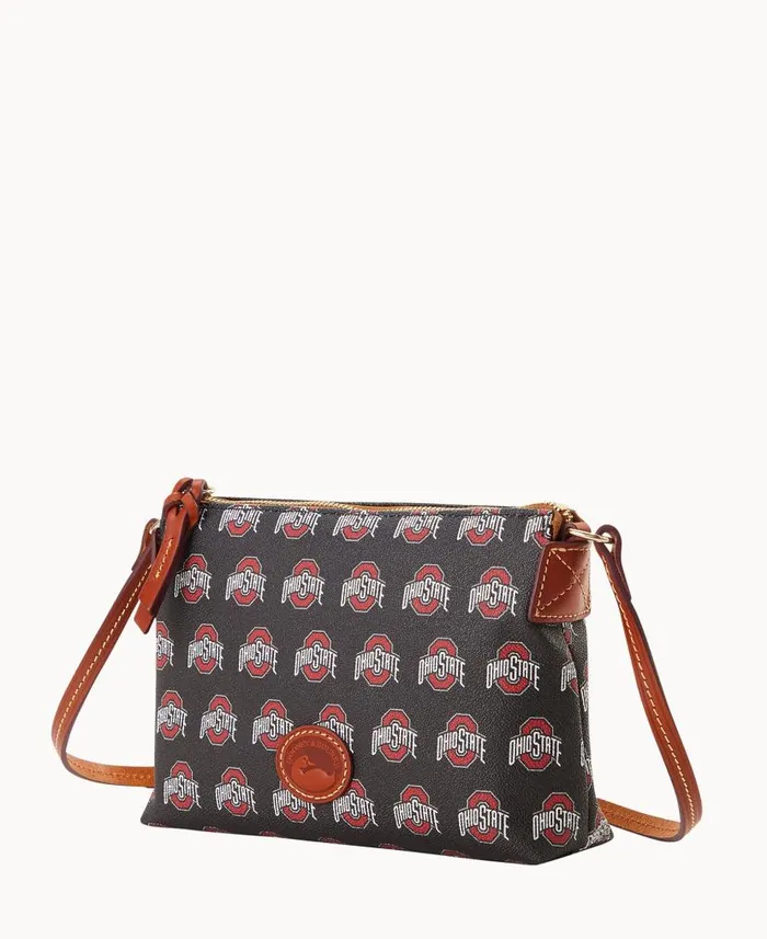 Collegiate Ohio State University Crossbody Pouchette Ohio State Woman Dooney and Bourke Crossbodies Collegiate Ohio State University Crossbody Pouchette Ohio State Woman Dooney and Bourke Crossbodies