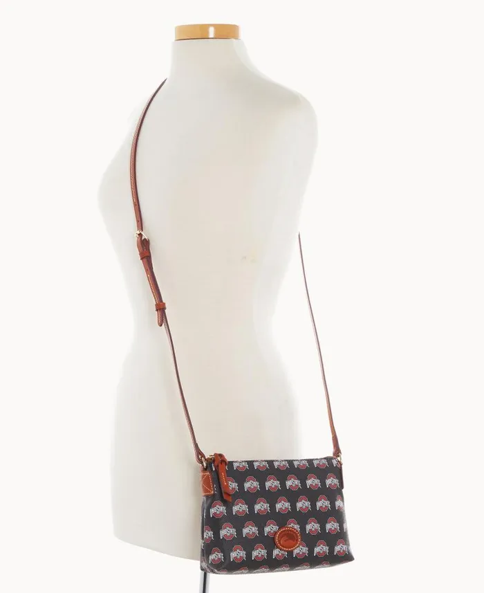 Collegiate Ohio State University Crossbody Pouchette Ohio State Woman Dooney and Bourke Crossbodies Collegiate Ohio State University Crossbody Pouchette Ohio State Woman Dooney and Bourke Crossbodies