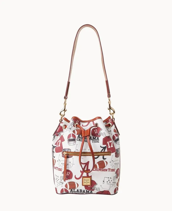 Collegiate University Of Alabama Drawstring U Of Alabama Woman Dooney and Bourke Shoulder Bags