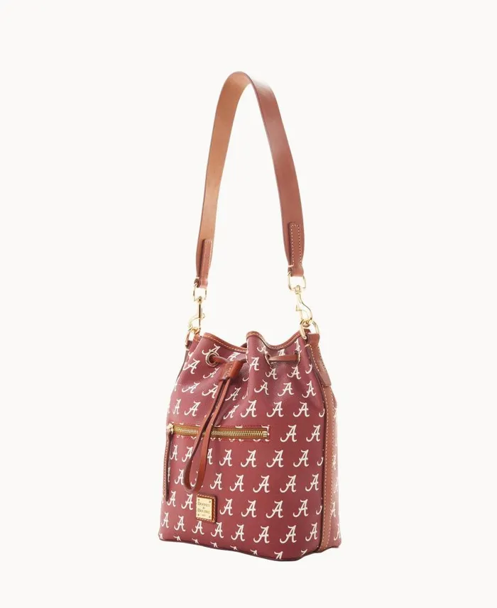 Collegiate University Of Alabama Drawstring U Of Alabama Woman Dooney and Bourke Shoulder Bags Collegiate University Of Alabama Drawstring U Of Alabama Woman Dooney and Bourke Shoulder Bags