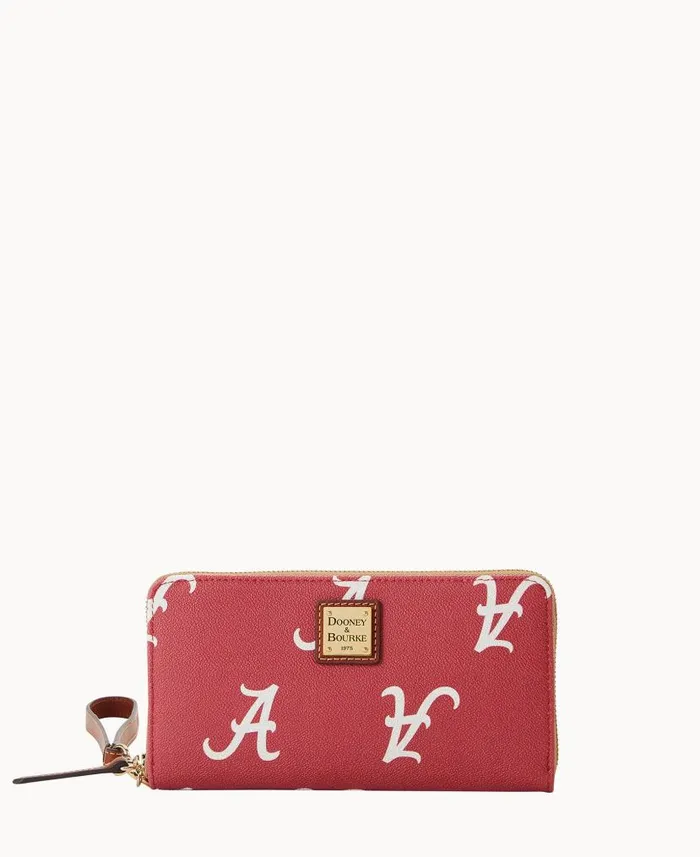 Collegiate University Of Alabama Large Zip Around Wristlet Alabama ManWoman Dooney and Bourke Wallets Collegiate University Of Alabama Large Zip Around Wristlet Alabama ManWoman Dooney and Bourke Wallets