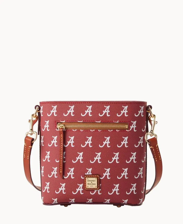 Collegiate University Of Alabama Small Zip Crossbody U Of Alabama Woman Dooney and Bourke Crossbodies
