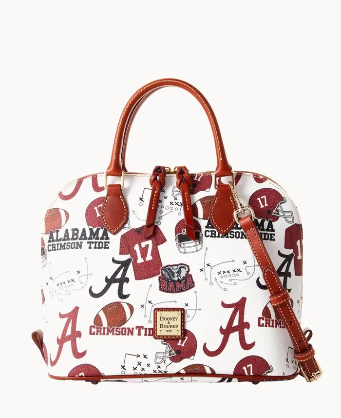 Collegiate University Of Alabama Zip Zip Satchel U Of Alabama Woman Dooney and Bourke Satchels