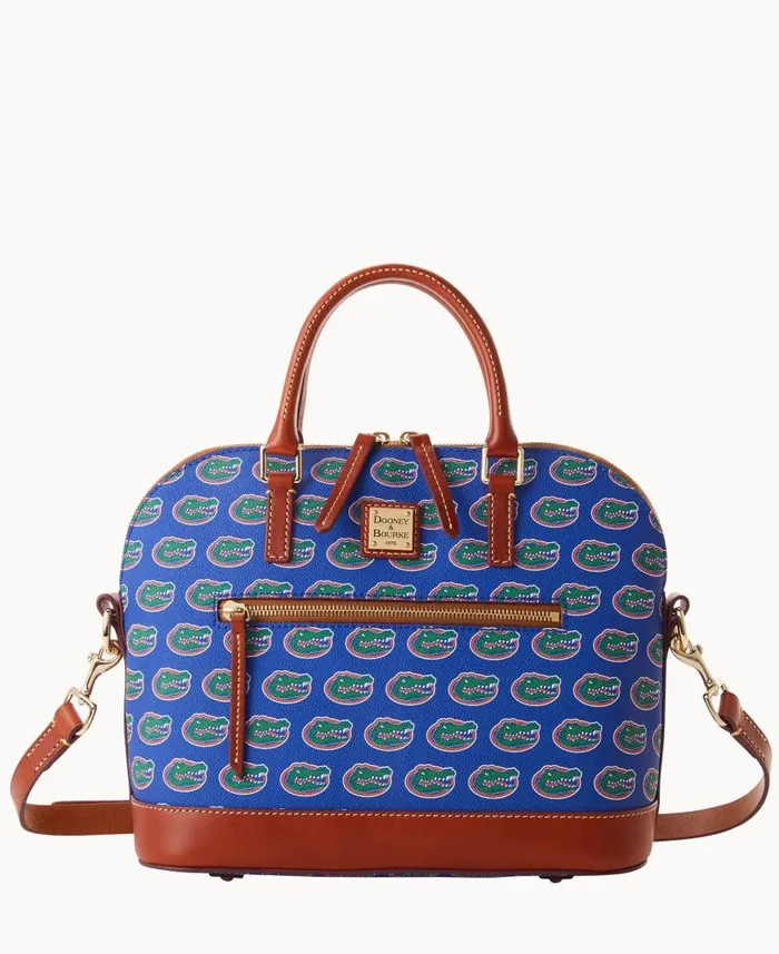Collegiate University Of Florida Domed Zip Satchel U Of Florida Woman Dooney and Bourke Satchels